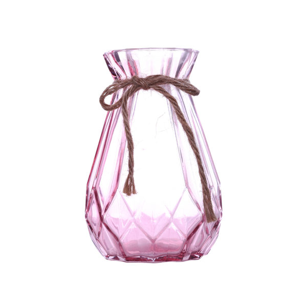 Vase with Rope Tie - Pink - Wiccan Online Shop